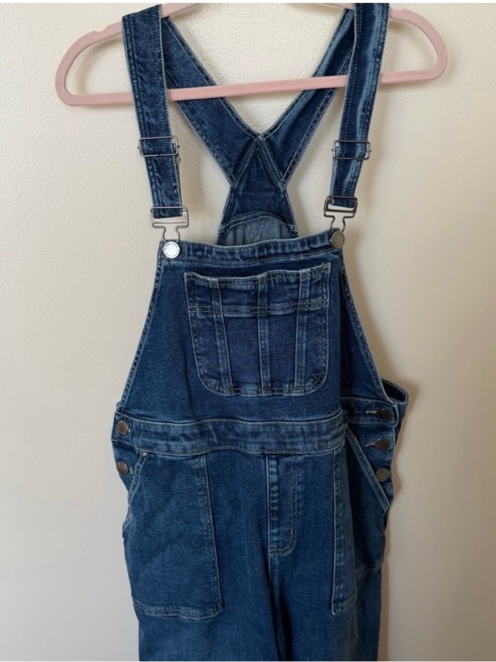 LANE BRYANT Comfort Stretch Straight Leg Overalls